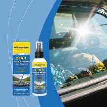 Limpiador de vidrio 2 en 1, proporciona una visión clara en días lluviosos, limpieza diaria del parabrisas y el espejo retrovisor - Líquido - Ver 2