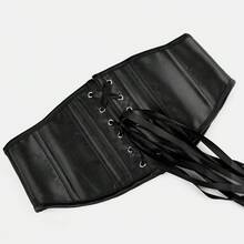 1 pieza Corsé moldeador de cintura para mujer, Cinturilla reductora de figura - Negro - Ver 4