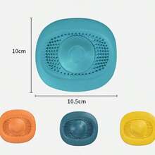 1pc Silicone Sink Drain Stopper, Keeps Kitchen & Bathroom Drain Clean & Clog-Free, Anti-Insect, Anti-Odor, Drain Cover, Sink Silicone Lid - Water Tank Filter - View 5