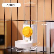 1件宠物用品，壁挂式宠物饮水器，猫咪水杯悬挂式水瓶，防溢狗咪饮水器，免喷水饮水器 - 500ml - 查看 11