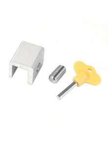 5pcs Adjustable Sliding Window Locks, Aluminum Alloy Window Stopper With Key, Suitable For Horizontal Sliding Doors And Windows - Multicolor - View 5