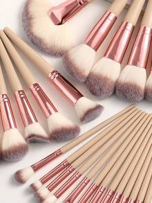 32件套便携式日常化妆刷套装 - 彩色 - 查看 2
