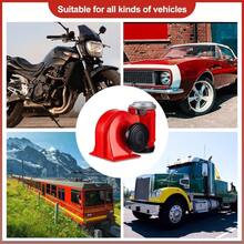 12V/24V 汽車喇叭 蝸牛式超大音量氣喇叭附壓縮機，適用於卡車、汽車、、摩托車，通用安裝 - 蝸牛高音氣喇叭 - 查看 7