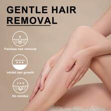 20片装脱毛蜡纸，附赠双面湿巾，适用于唇部、胡须、眉毛、比基尼线脱毛，多用途夏季脱毛蜡纸，玫瑰香型 - 凝膠 - 查看 4