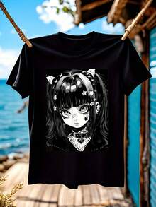 Men T-Shirts - Hitam - View 1