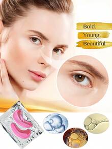 20片装保湿凝胶眼膜，滋润保湿，淡化细纹，紧致眼周肌肤，护理眼部，提亮肤色，舒缓眼周肌肤，男女通用 - 眼貼 - 查看 2