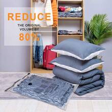 9 Packs Rechargeable Pump Vacuum Bags For Travel Packing, Carry-On Size Vacuum Seal Bags For Luggage And Suitcase Compression, Space Saver For Clothes And Clothing Organization - 9種組合旅行裝 - 查看 4