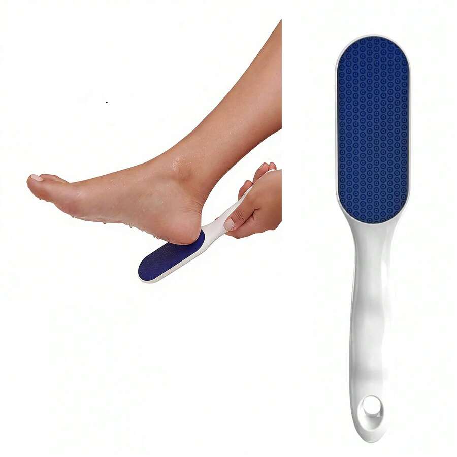 Hard Skin Remover Nano Glass Foot File - Foot Callus Remover, Durable Foot Scrubber, Dead Skin Remover, Hygienic Pedicure Tool, Long Lasting Foot Buffer, Soft Smooth Feet - White - View 1