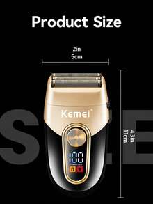 Kemei KM-3209 Men's Electric Shaver, USB Charging With Dock, Rechargeable Lithium Battery Shaver, Home Beard Trimmer, Gift For Boyfriend, Father's Day, Shaver (1pc) - Multicolor - View 13