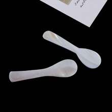 Natural Conch Shell Ice Cream Coffee Spoon Caviar Spoon Seashells Stirring Spoons Teaspoon Kitchen Tool - View 2