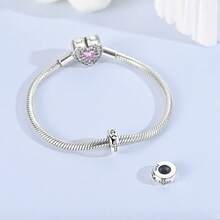 925纯银耶稣鱼形十字架定位珠，可搭配原装手链项链，精美DIY首饰，馈赠亲友 - BKTC1948 - 查看 4