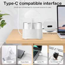 1个彩色雨云加湿器，雨滴香薰扩散器，睡眠氛围灯，7色变色雨云夜灯，适合家庭、办公室、宿舍、万圣节和圣诞节礼物 - 查看 7