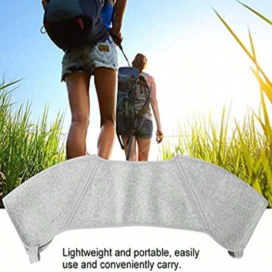 Adjustable Shoulder Straps, Non-Electric, Ergonomic Criss-Cross Design, Padded Shoulder Support - Grey - View 1