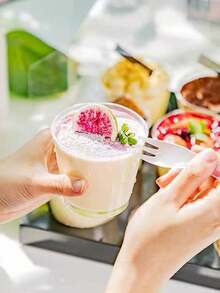 Mini Chocolate Strawberry Mousse Cup, Dessert Tasting Dome Cup, Sisters Gathering Afternoon Tea Dessert Cup - Transparent - View 4