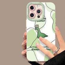 Dinosaurio verde con libros que animan a ser uno mismo.funda de teléfono Fundas compatibles con ,Apple,VIVO,OPPO,,, y Honor.Fabricadas en silicona TPU,ofrecen protección contra golpes y caídas. - Blanco - Ver 4