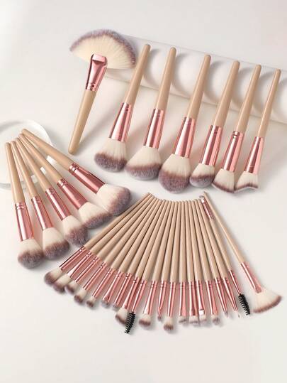 32pcs Makeup Brush Set, Essential Cosmetics