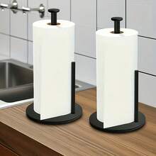 Stainless Steel Paper Towel Holder For Kitchen Counter, Modern Roll Paper Storage Rack With Weighted Base, Elegant Table Organizer, Perfect Gift For Home Decor And Kitchen Essentials - Multicolor - View 4