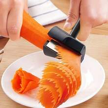 1/2 chiếc Dụng cụ cắt cà rốt xoắn ốc đa năng, Dụng cụ cắt hoa hình phễu xoắn ốc, Dụng cụ cắt hoa trang trí salad sáng tạo, Dụng cụ cắt rau củ xoắn ốc bằng thép không gỉ, Dụng cụ tạo hình salad đa năng - Một dụng cụ nhà bếp nhanh chóng giúp làm đẹp rau củ, dùng để cắt xoay thủ công dưa chuột, cà rốt, v.v. - màu đen - Xem 12