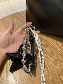 Versatile Fashion PU Big Star Braided Rope Style Bag Charm, Creative Phone Pendant Kawaii Vacation Essentials Bag Accessories Accessories Charms For Bag Teacher Gifts - Multicolor - View 9