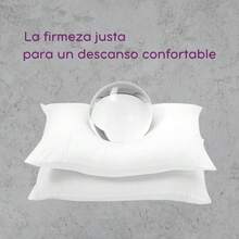 Almohadas 4 Pack Estándar Microfibra Media Blancos Azteca - Blanco - Ver 5