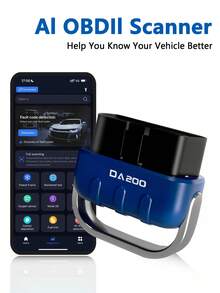 DA200/DA100 Bluetooth 5.4 OBD2 Diagnostic Tool, Car Diagnostic Scanner, PIC18F25K80 Fault Code Reader, Support Android/IOS Free APP - A - View 12