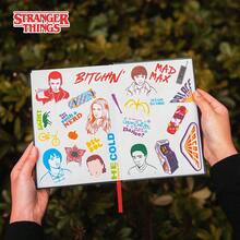 1 Set Of Netflix Stranger Things Cartoon Character Stickers, 4 Styles, Decorative For Notebook, Water Bottle, Phone, DIY Planner, Stationery, Collectible Gift For Fans - 1 Pack - View 7