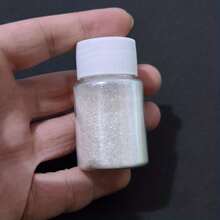 Super Shiny White Powder Resin Dye, Iridescent Powder Mica Pigment For Resin Jewelry Making, Colored Resin Casting Molds - White Glitter - View 8
