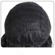 Unisex 80s Rock Punk Wig, Black Mohawk Hairstyle, Punk Party Halloween Wig - Black - View 4