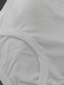 1 chiếc áo hai dây kiểu Mỹ màu trắng, áo vest không tay có gân dành cho nữ, thích hợp cho mùa xuân/hè, có đệm ngực có thể tháo rời. - trắng - Xem 5