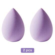 2/4/6/8/10个装紫色斜切化妆海绵，柔软无瑕上妆蛋，干湿两用，适合所有肤质的化妆工具 - 彩色 - 查看 12