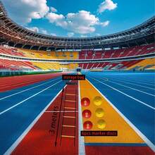 1 Set Football Training Equipment, Including Rope Ladder, Jump Agility Ladder, Agility Ladder, Soft Stepping Ladder, Speed & Agility Ladder, With Football Training Marker Discs, Suitable For Football And Basketball Stepping Exercises, As Well As Football Fitness Training. - Multicolor - View 18