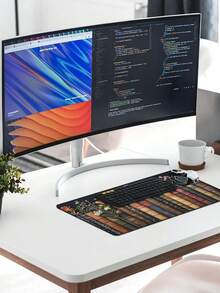 Gaming Mouse Pad, Large Extended Desk Mat With Non-Slip Base, Anti-Fray Stitched Edges, Desk Accessory For Gamers, PC - Mouse Pad - View 3