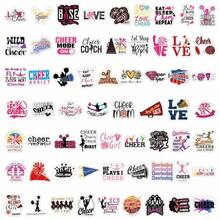 60PCs Cheerleader Stickers Pack, Vinyl Decals, Pink Cheering Girl Stickers For Laptop, Water Bottle, Stickers For Kids, Teens, Girls(Cheer)Cheerleading Stickers,Stickers For Girls,Stickers Kids,Kids Laptop,Cheerleading Teen Girls,Water Bottle,Mean Girl,Stocking Stuffers For Teen Girl,Water Bottle Girls,Preppy,Laptop Stickers,Hails - 多色 - 查看 5