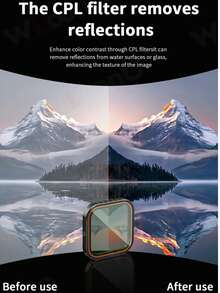For Insta360 AcePro2/AcePro Filter Kit, Multi-Coated/ Optical Glass/Aluminum Alloy Frame, Perfect Camera Shooting Accessory For Outdoor Sports, Campus Photography, Party And Holiday Travel, Lightweight Buckle Design | Easy Installation | Creative Wedding Filters - View 8