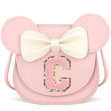 1pc Personalized Crossbody Bag For Girls, Unique Shoulder Bag, Suitable As Birthday Gift For All Ages - Pink - View 17