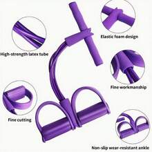 Dây kéo tăng cường sức mạnh tay, dây kéo tăng cường sức mạnh chân, dụng cụ tập cơ bụng và gập bụng. Sự lựa chọn lý tưởng cho việc luyện tập thể dục. - Nhiều màu - Xem 1