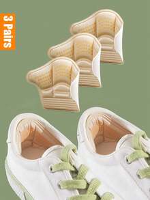 Heel Grip Pads, High Heel Anti-Friction Pads, Thickened Half-Size Inserts For Shoes Too Big, Suitable For Women's High Heels, Shoes And Men's Sneakers, Dress Shoes - A-thick Version + Thin Version - View 11