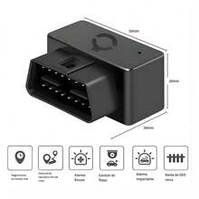 Tracker Localizador Gps Obd2 App Rastreador Vehicular Auto - Negro - Ver 6
