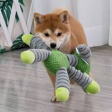 1pc Dog Chew Toy, Durable Elephant Bear Pig Donkey Animal Squeaky Toy For Small Dogs, Pet Toy Gift - Multicolor - View 4