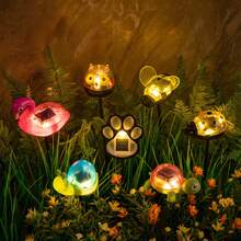 1/2pcs Solar Powered Outdoor Lights, Realistic Animal Stake Lights, Bee LED Lights With Auto On/Off Design, Practical And Decorative For Outdoor Decor, Potted Plants, Gardens, Yards, Ambiance Enhancement - Animal Lamps - View 7