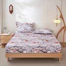 Juego de sábanas de 3 piezas con estampado 3D activo (1 sábana + 2 fundas de almohada), juego de ropa de cama con tela suave a la piel y sin relleno, lavable a máquina - 1 - Ver 12