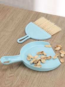 Smiling Face Desktop New Broom Keyboard Cleaning Brush Small With Dustpan Broom Set, Computer Cleaning Brush - Multicolor - View 3