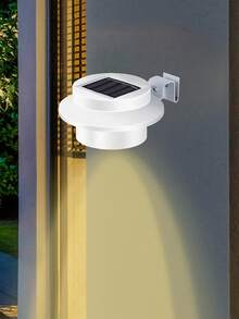 1pc Solar LED Fence Light - Outdoor Solar Lights For Outdoor Garden, Front Door, Railing And Deck Safety Lighting - One Size - View 6