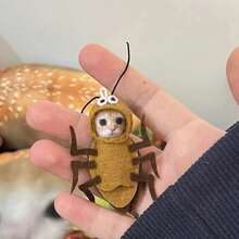 Cartoon Cockroach Doll Keychain Material Kit Novelty Phone Pendant Creative Backpack Decoration Accessory Birthday Gift 0AH3 - A1 - Xem 1