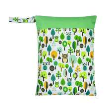 Waterproof Wet/Dry Bag Reusable Ideal For Swimwear, Travel, Beach, Pool, Swimsuits, Diapers, Dirty Yoga/Gym Clothes Daycare Organizer Features Two Zippered Pockets - Multicolor - View 9