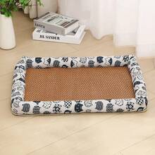 Pet Cooling Mat, Breathable Pet Bed For Cats And Medium Dogs, Summer Pet Cooling Pad - White - View 7