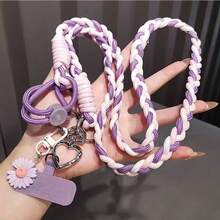 2026新年手机挂绳，音乐节/婚礼季，网红雏菊吊坠手机挂绳，多巴胺，斜挎长款手工编织耐用男女通用，适合户外旅行、徒步，短款挂绳手机支架，智能手机腕带，智能手机保护套挂绳，钥匙扣，智能手机挂饰，智能手机单肩包，手机配件，手机吊坠，复活节 - 彩色 - 查看 18