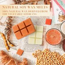1/8pcs 3oz Soy Wax Melts, Rich Fruity Scent, Suitable For Candle Warmers, Clean Burning With No Residue, Perfect For Bedroom/Living Room/Indoor Air Freshening, Aromatherapy Scented Wax, Create Party Atmosphere, Multiple Fragrances Available - Multi Scents - View 8