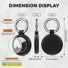 4pcs AirTag Protective Case, AirTag Holder, TPU Protective Cover - Multicolor - View 3