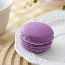 Đồ chơi bóp mềm hình bánh Macaron giống thật, chất liệu PU đàn hồi nhanh, mô phỏng bánh mì nhân kem, đồ trang trí hình bánh Macaron, đồ chơi giảm căng thẳng. - Nhiều màu - Xem 16